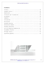 Предварительный просмотр 12 страницы AEV MATRIX 88 Manual