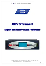 Preview for 1 page of AEV Xtreme II Manual