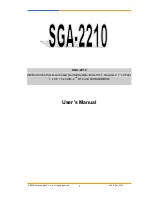 Aewin Technologies SGA-2210 User Manual предпросмотр