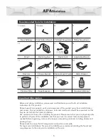 Preview for 5 page of AFA 03CCOMB Owner'S Manual