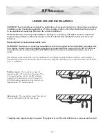 Preview for 12 page of AFA 03CCOMB Owner'S Manual