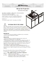 Preview for 36 page of AFA AF1RH33229TECOMBO Owner'S Manual