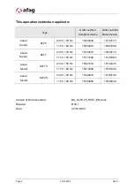 Preview for 2 page of Afag 15006002 Original Operating Instructions