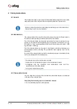 Preview for 8 page of Afag 50386049 Assembly And Operating Instructions Manual