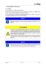 Preview for 7 page of Afag IRG 1-MS Translation Of Original Operating Instructions