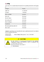 Preview for 2 page of Afag SE-24 Operating Instructions Manual