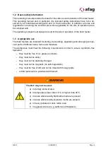 Preview for 5 page of Afag WV 630-1 Translation Of Operating And Installation Instructions