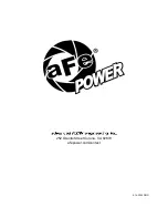 Preview for 12 page of aFe Power 46-70022 Instruction Manual