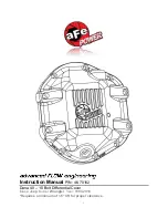 Preview for 1 page of aFe Power 46-70162 Instruction Manual