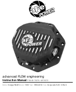 Preview for 1 page of aFe Power 46-70270 Instruction Manual