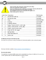 Preview for 2 page of aFe Power 50-70077D Instruction Manual