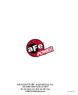 Preview for 16 page of aFe Power 51-22642-B Instruction Manual