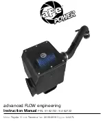 Предварительный просмотр 1 страницы aFe Power 51-82722 Instruction Manual