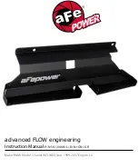 Предварительный просмотр 1 страницы aFe Power 54-10468 Instruction Manual