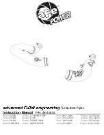 Предварительный просмотр 1 страницы aFe Power advanced FLO engineering Instruction Manual