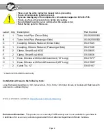 Preview for 2 page of aFe Power advanced FLO engineering Instruction Manual