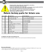 Preview for 2 page of aFe Power Takeda 56-10005D Instruction Manual