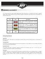 Предварительный просмотр 2 страницы AFF 862ASD Instruction Manual