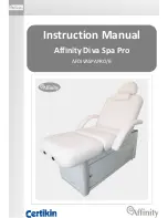 Affinity Diva Spa Pro Instruction Manual preview