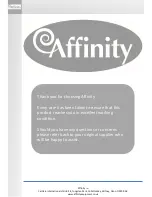 Preview for 8 page of Affinity Diva Spa Pro Instruction Manual