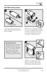 Предварительный просмотр 3 страницы Affinity iLumaLight Owner'S Manual