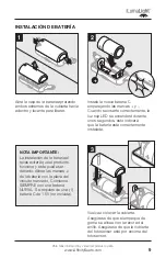 Предварительный просмотр 9 страницы Affinity iLumaLight Owner'S Manual