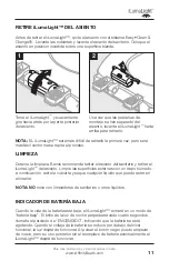 Предварительный просмотр 11 страницы Affinity iLumaLight Owner'S Manual