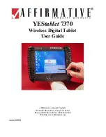 Preview for 1 page of Affirmative YEStablet 7370 User Manual