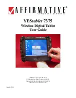 Affirmative YEStablet 7375 User Manual preview