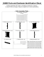 Предварительный просмотр 4 страницы AFG G6005 Assembly Sheet