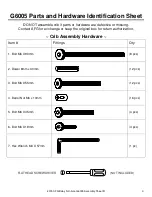 Предварительный просмотр 5 страницы AFG G6005 Assembly Sheet