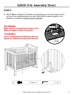 Предварительный просмотр 9 страницы AFG G6005 Assembly Sheet