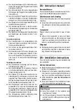 Предварительный просмотр 3 страницы AFG KERMI BH200 Installation Instructions Manual