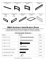 Предварительный просмотр 5 страницы AFG M668 Assembly Instructions Manual