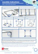 Preview for 2 page of AFI Branding ReFrame RC051 Assembly Instructions