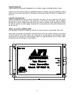 Preview for 3 page of AFi MT-220C-SL Instruction Manual