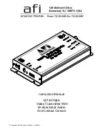 AFi MT-91P089 Instruction Manual preview