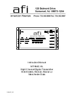 AFi MT-984C-SL Instruction Manual preview