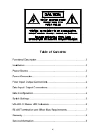 Preview for 2 page of AFi MX-485-13 Instruction Manual