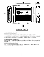 Preview for 3 page of AFi MX4-1000TX Instruction Manual