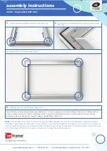 Preview for 2 page of AFi ReFrame single-sided SS108 Assembly Instructions