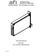 AFi RR-740C Instruction Manual preview