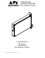 Предварительный просмотр 1 страницы AFi RR-910D-SL Instruction Manual