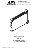 AFi RRX-486 Instruction Manual preview