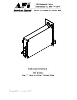 AFi RT-404C Instruction Manual предпросмотр