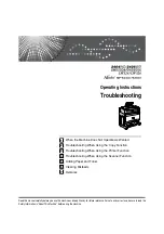 Aficio 2404WD Operating Instructions Manual preview