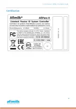 Preview for 54 page of AfiMilk AfiPass II Installation Manual