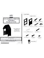 Preview for 1 page of AFK Cottage Arbour Assembly Instructions