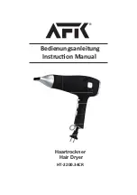 AFK HT-2200.34CR Instruction Manual preview