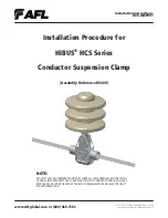 AFL HIBUS HCS Series Installation Procedures preview